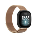 Fitbit Versa 3 玫瑰金米兰尼斯替换智能手表表带
