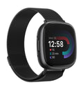 Fitbit Versa 4 Black Milanese Replacement Watch Strap