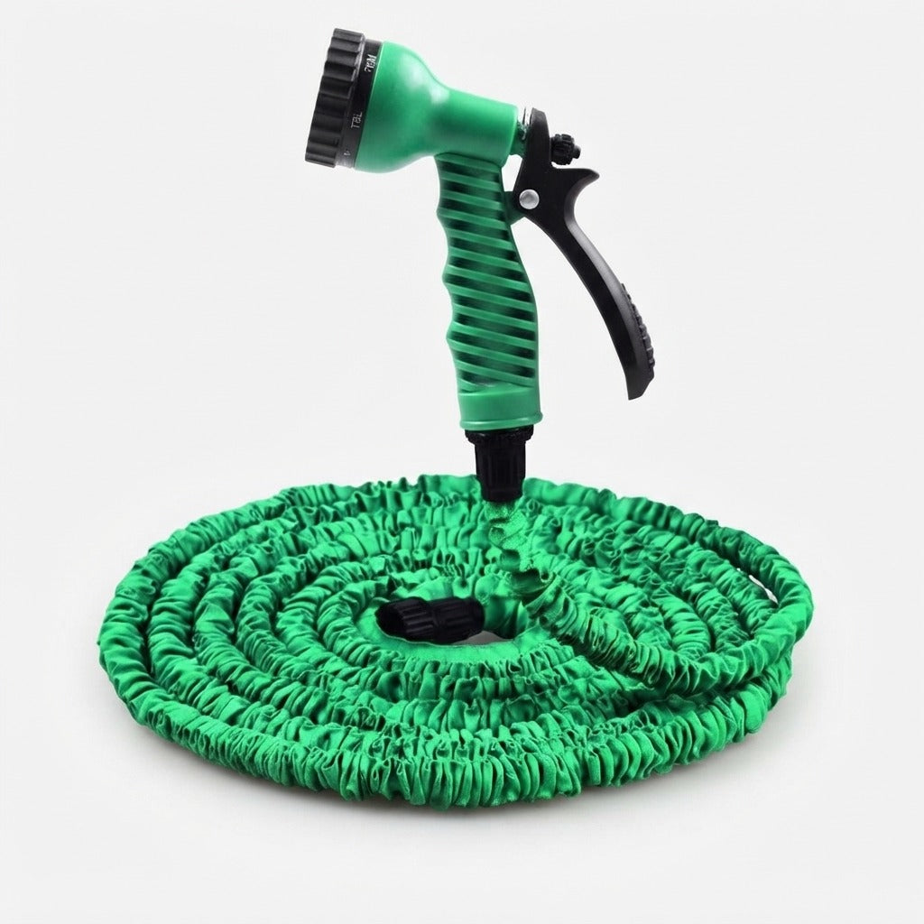 Tuyau d'arrosage extensible avec embout pulvérisateur - Longueur multipliée par 3, conception anti-vrillage