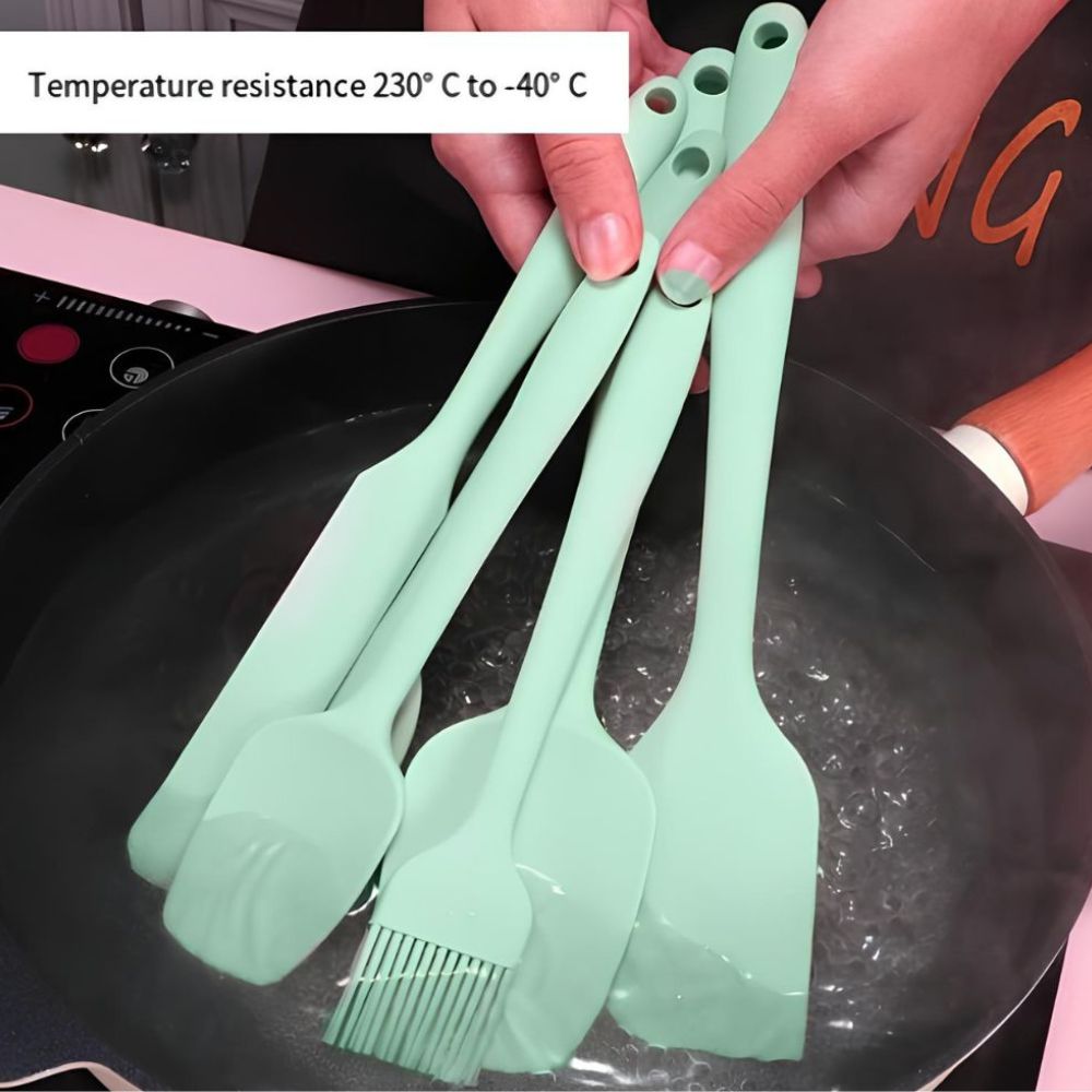 Silicone Utensil Set | 6 Piece Baking & Cooking Tools | Ka-mostore