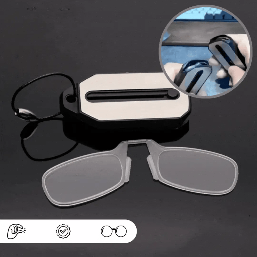 نظارات قراءة صغيرة محمولة FokusGlas للنساء والرجال