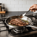 Frying Pan In Titanium With No Nonstick Coating For All Heat Sources
