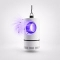 Insectra מלכודת UV חשמלית לזבובים — לוכדת יתושים, זבובי פירות ועשים