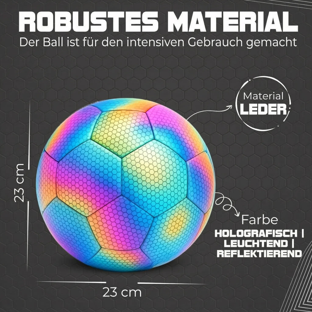 NachtKick självlysande fotboll — ljusladdande design för kvällsspel