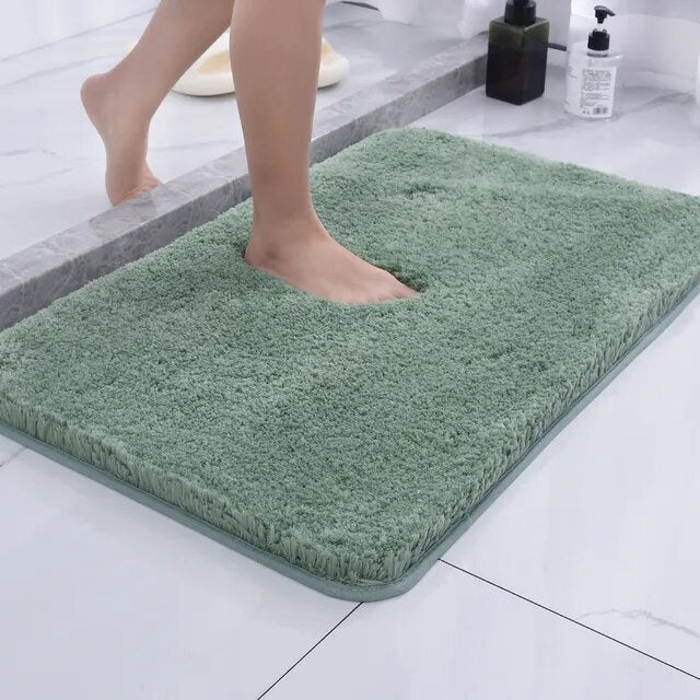 Plush Shag Bath Mat with Non-Slip Back | Ka-mostore