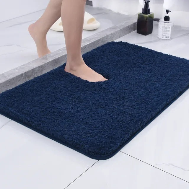 Plush Shag Bath Mat with Non-Slip Back | Ka-mostore