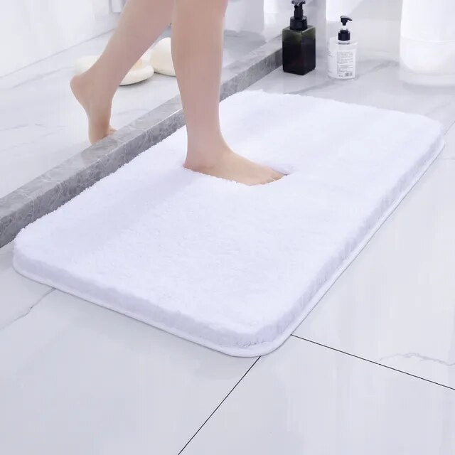 Plush Shag Bath Mat with Non-Slip Back | Ka-mostore