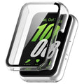Průhledné pevné pouzdro pro Samsung Galaxy Fit 3 – integrovaný skleněný panel