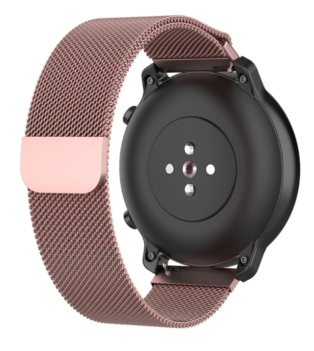 Pink Milanese Strap Compatible With Samsung Galaxy Watch 3 41mm