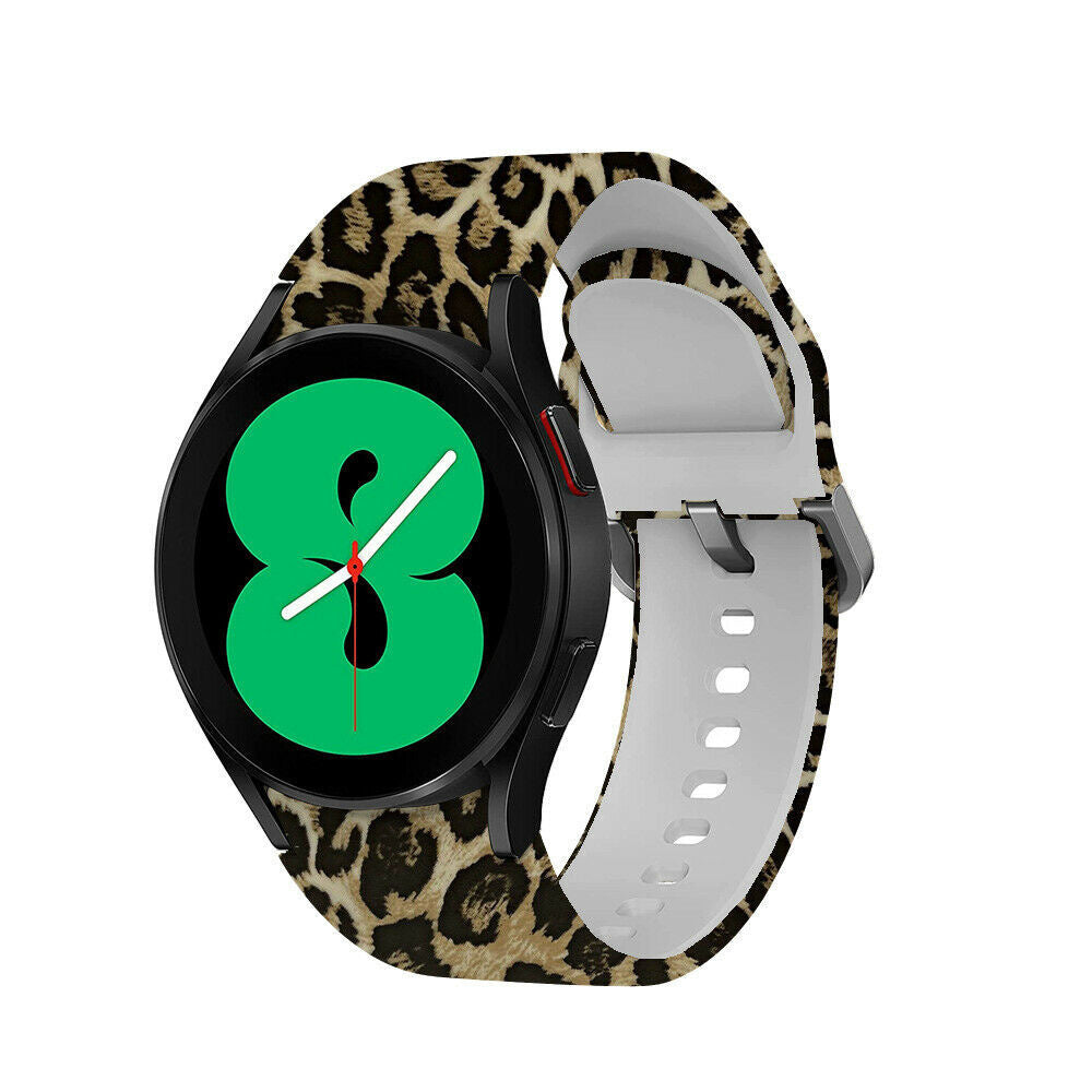 Rem til Samsung Galaxy Watch 4 40 mm – Lucky Leopard-mønster