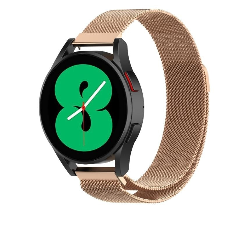 Milánský řemínek pro Samsung Galaxy Watch 4 40 mm – růžové zlato