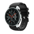 سوار سيليكون أسود مرن لساعات Samsung Galaxy Watch مقاس 46mm