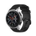 Samsung Galaxy Watch 46mm — Prémiový černý silikonový řemínek