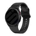 Ett tryck, svart silikonarmband för Samsung Galaxy Watch 7 40 mm