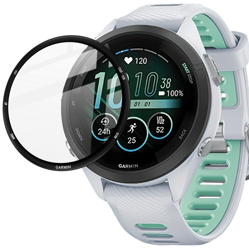 Ochranná fólie na obrazovku PMMA pro chytré hodinky Garmin Forerunner 265s