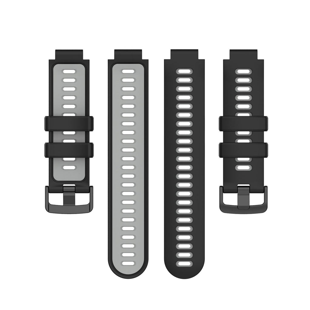 Garmin Forerunner 735XT Sport Strap — Black, Gray, White Accents