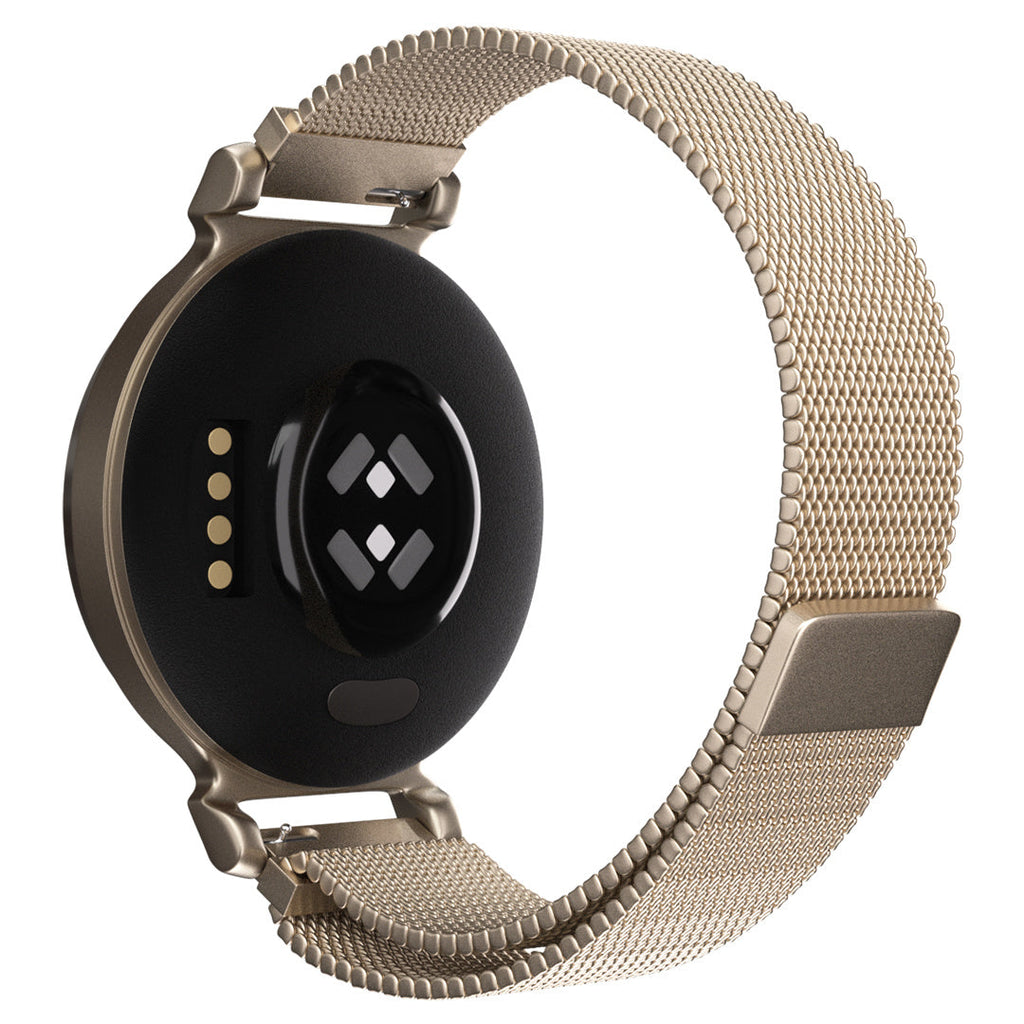 Garmin Lily 2 Milanese-ranneke — magneettikiinnitys, samppanjakulta