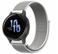 Bracelet de remplacement gris en nylon avec fermeture auto-agrippante pour montre Garmin Venu 2s