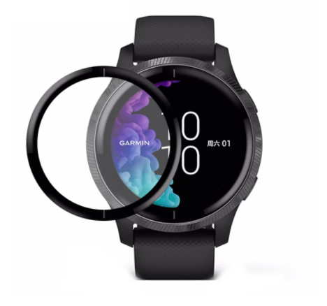Skärmskydd för Garmin Venu 43 mm — reptåligt, beröringskänsligt displayskydd