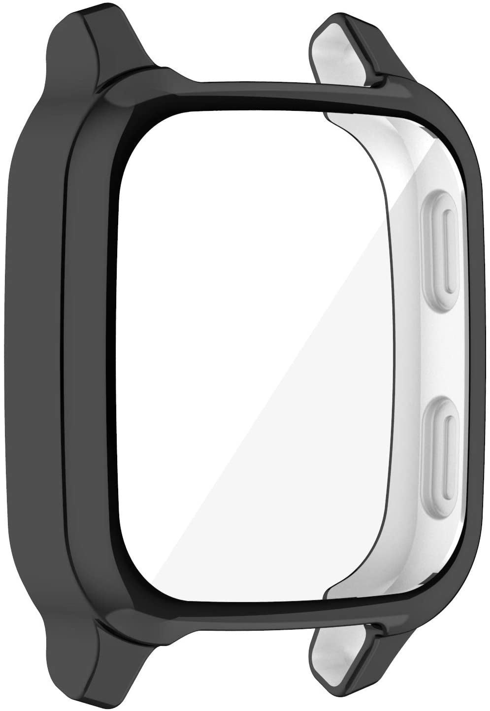 حافظة واقية لـ Garmin Venu Sq — غطاء ساعة أسود