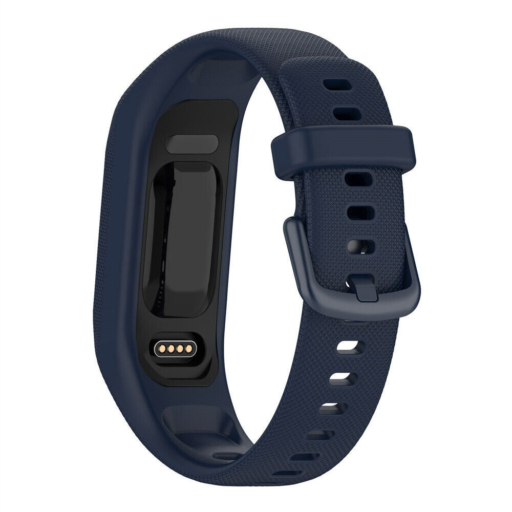 Correa de silicona azul oscuro para Garmin Vivosmart 5