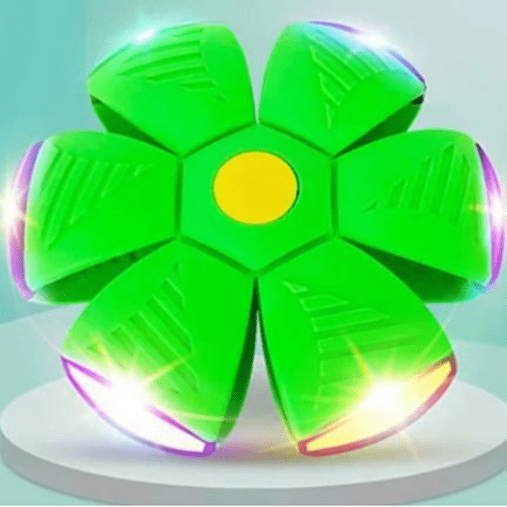 FlitzDisc 二合一飞盘弹力球狗玩具 — 互动玩耍设计
