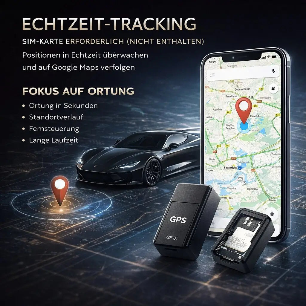 Μίνι GPS tracker Locaro — Χωρίς συνδρομή, συμπαγής εντοπιστής οχημάτων