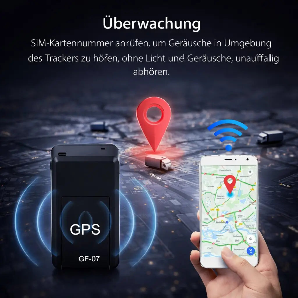 Μίνι GPS tracker Locaro — Χωρίς συνδρομή, συμπαγής εντοπιστής οχημάτων