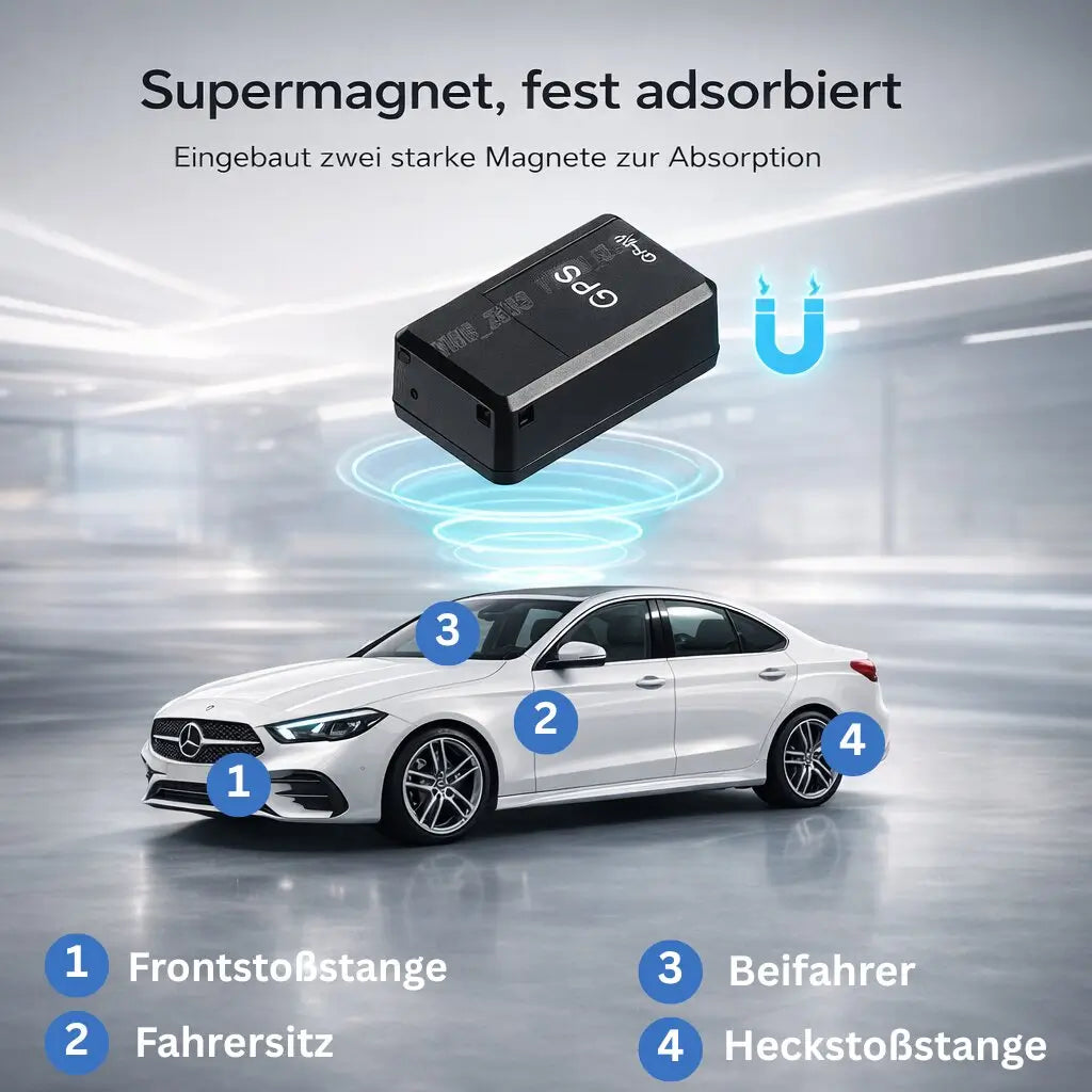Μίνι GPS tracker Locaro — Χωρίς συνδρομή, συμπαγής εντοπιστής οχημάτων