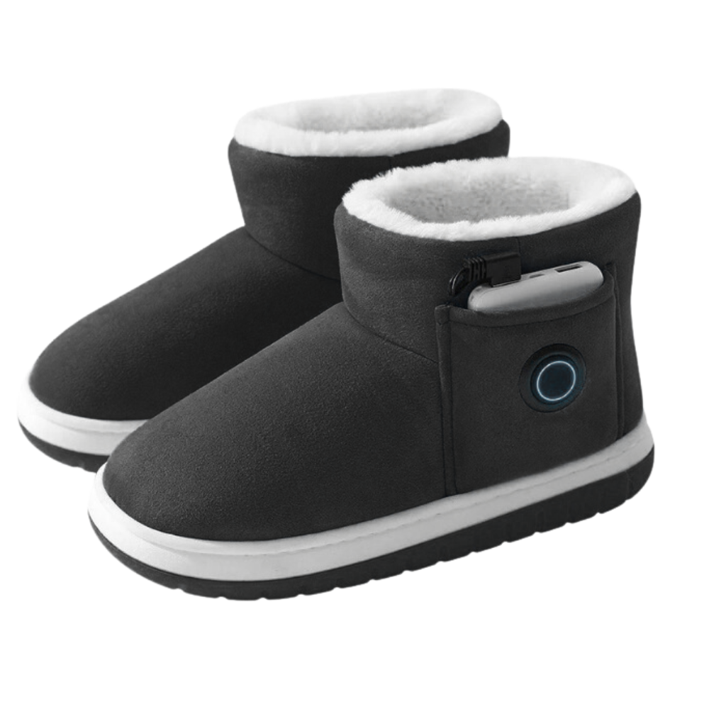 Graphene Heated Shoes For Winter With Adjustable Temperature And Rechargeable Battery