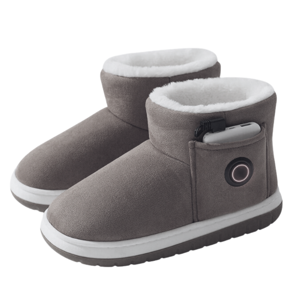 Graphene Heated Shoes For Winter With Adjustable Temperature And Rechargeable Battery