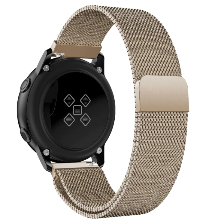 سوار Huawei Watch GT 3 مقاس 42 مم — سوار ميلانيزي بلون الشامبانيا