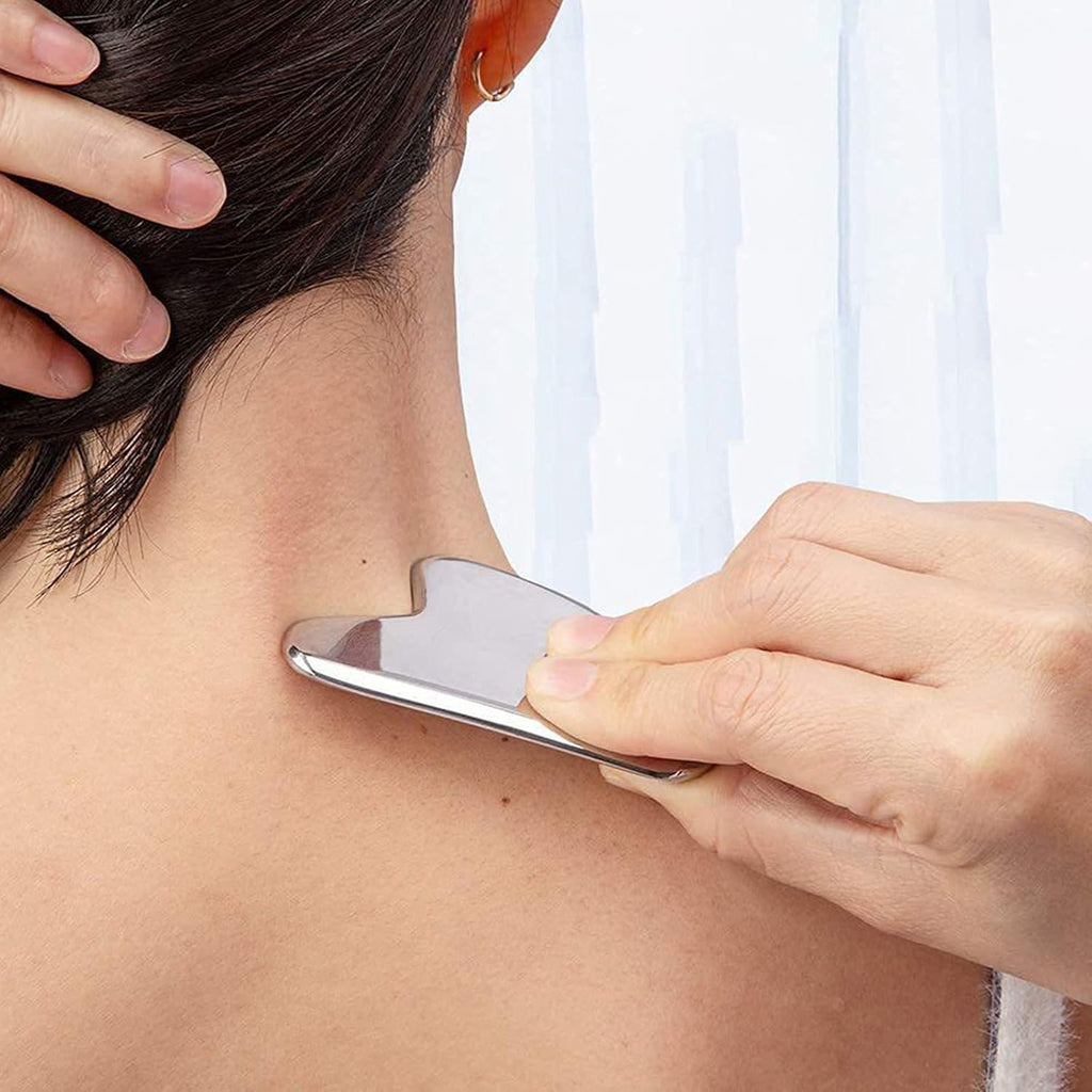 Stainless Steel Gua Sha Face and Body Massager | Ka-mostore
