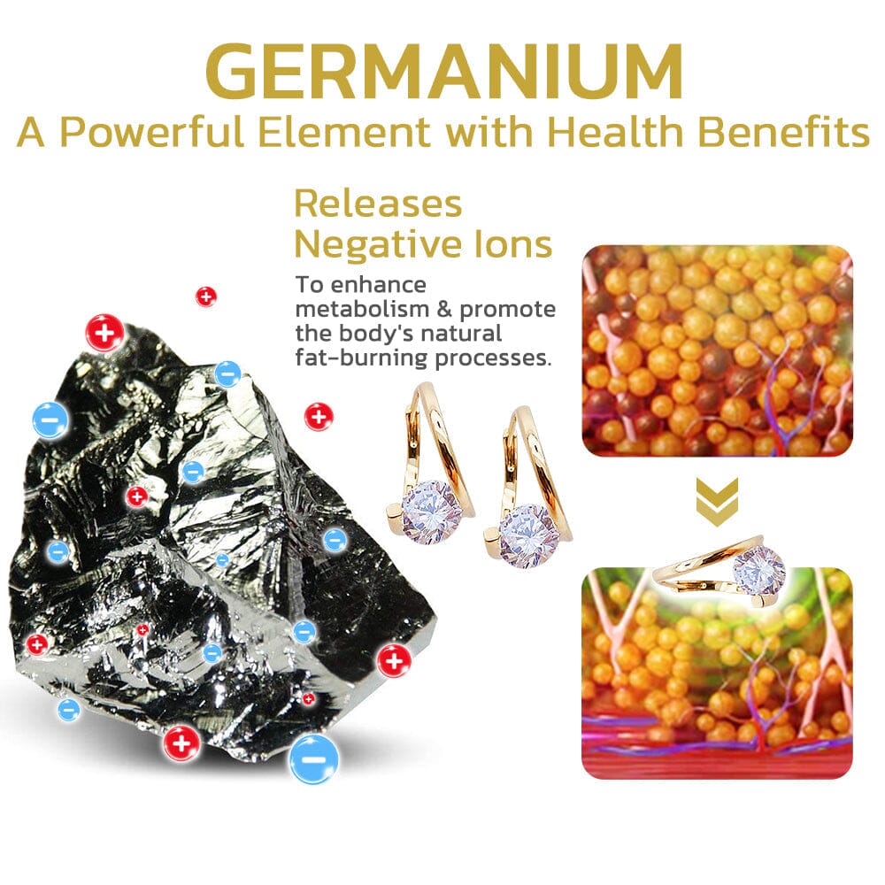 Halolux - Lymphvity Germanium Øreringe | Ka-mostore