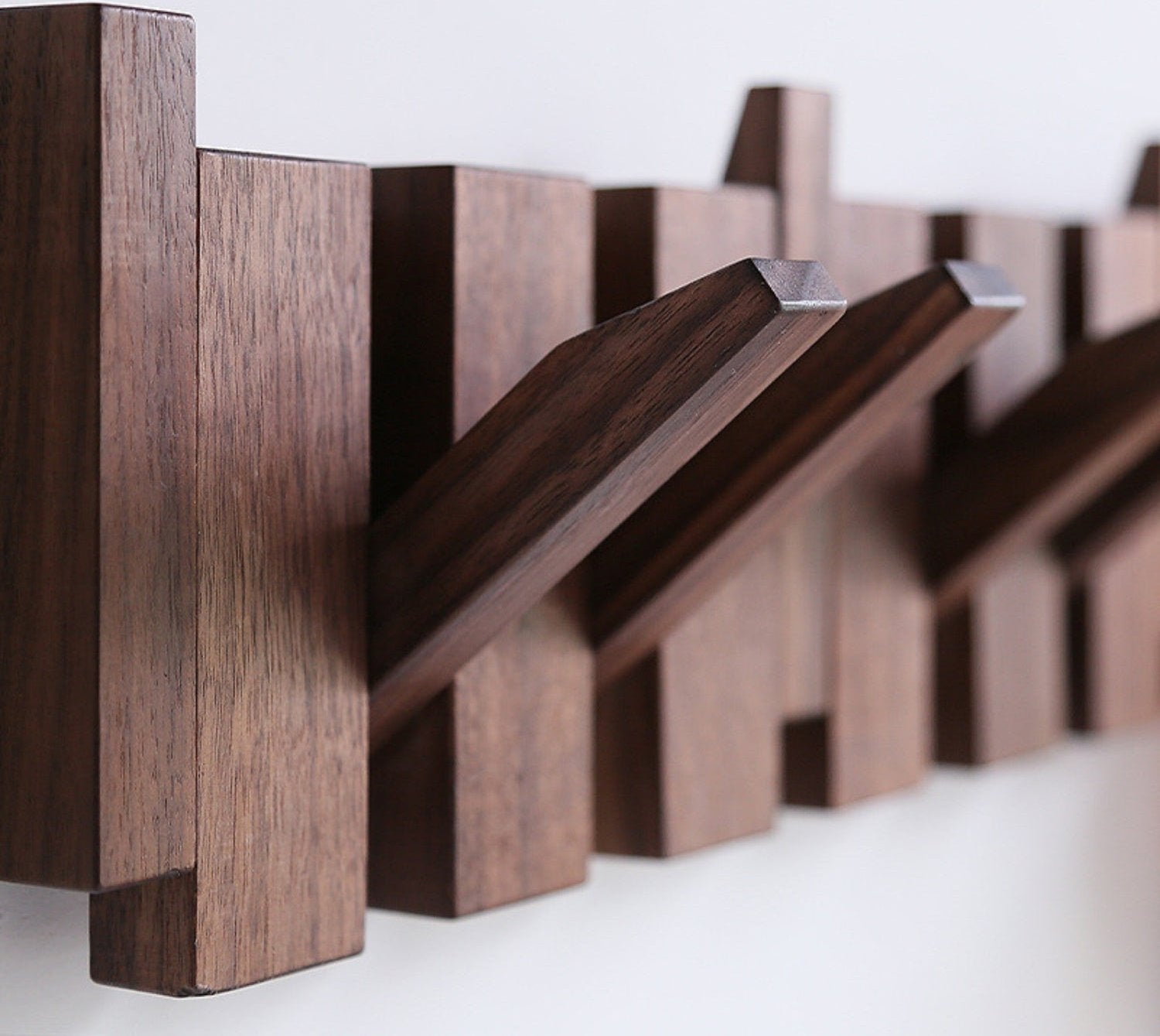 Wooden Piano Style Wall Hook | Handmade Organizer | Ka-mostore