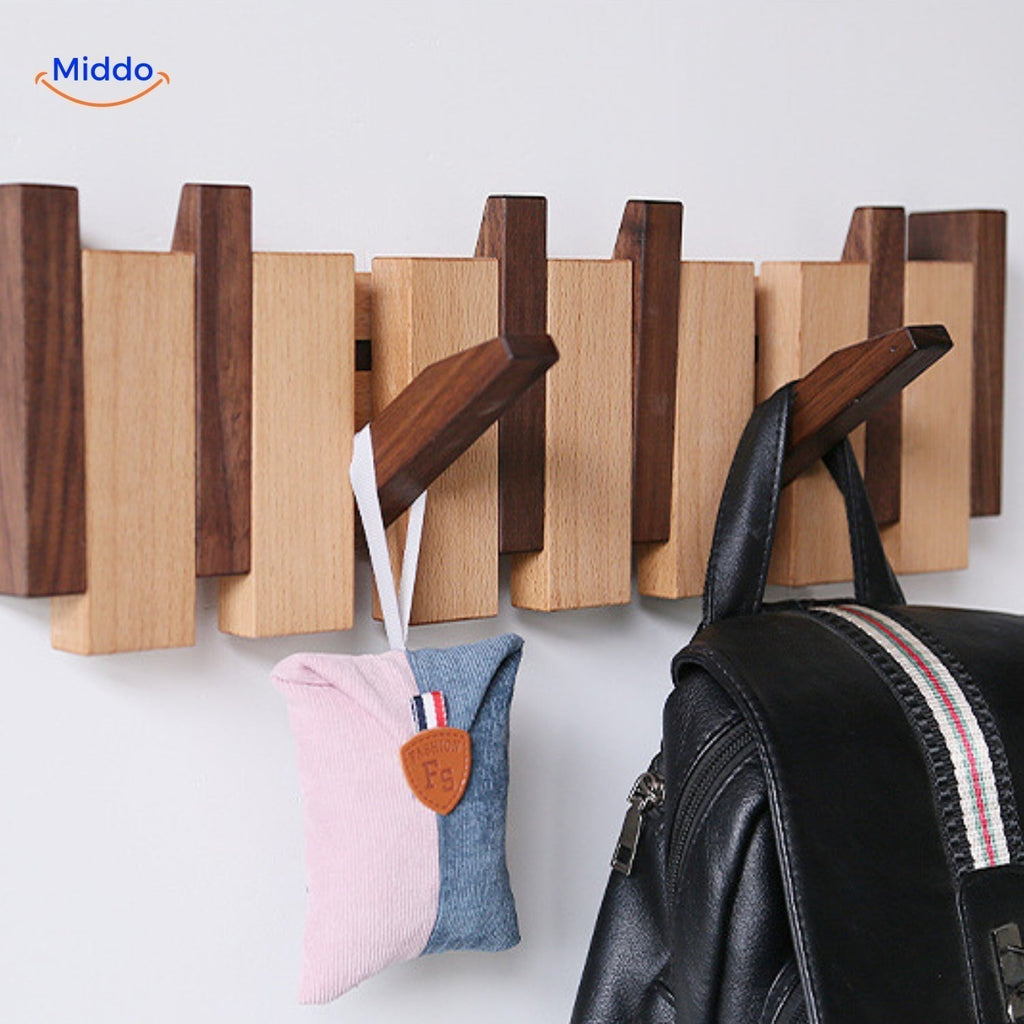 Wooden Piano Style Wall Hook | Handmade Organizer | Ka-mostore