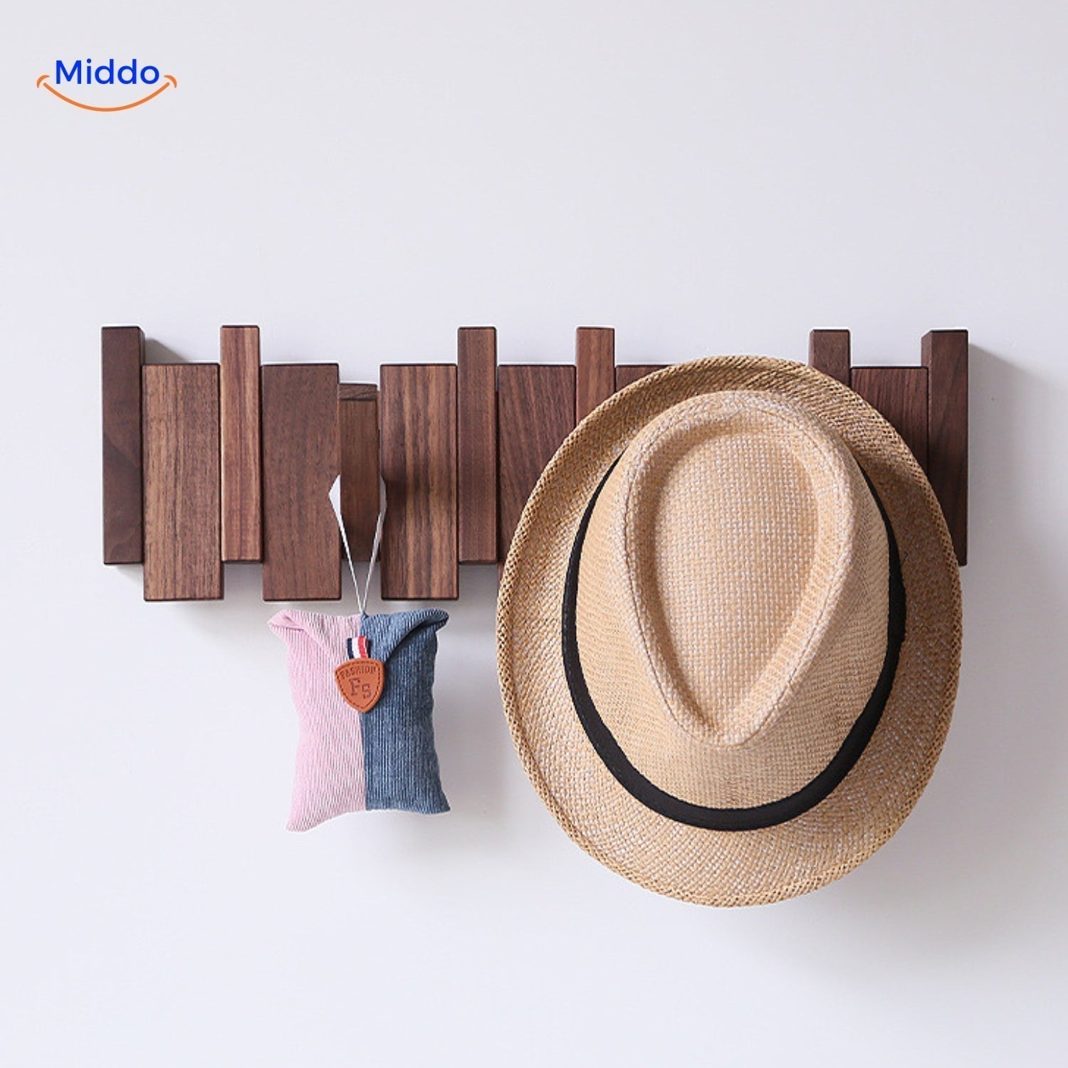 Wooden Piano Style Wall Hook | Handmade Organizer | Ka-mostore