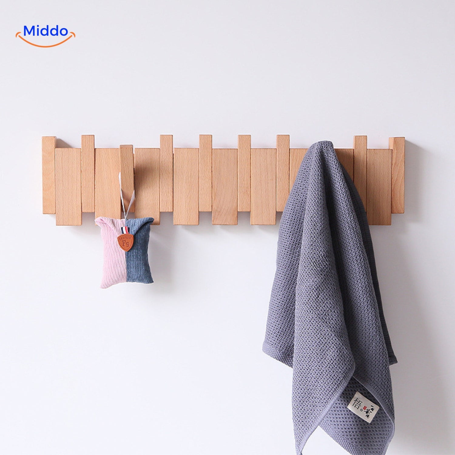 Wooden Piano Style Wall Hook | Handmade Organizer | Ka-mostore