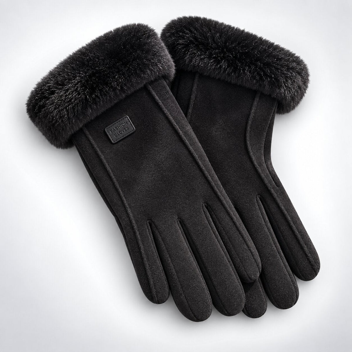 Luvas de inverno em pele de borrego KuschelHand para mulher — Quentes, elegantes e ideais para o frio