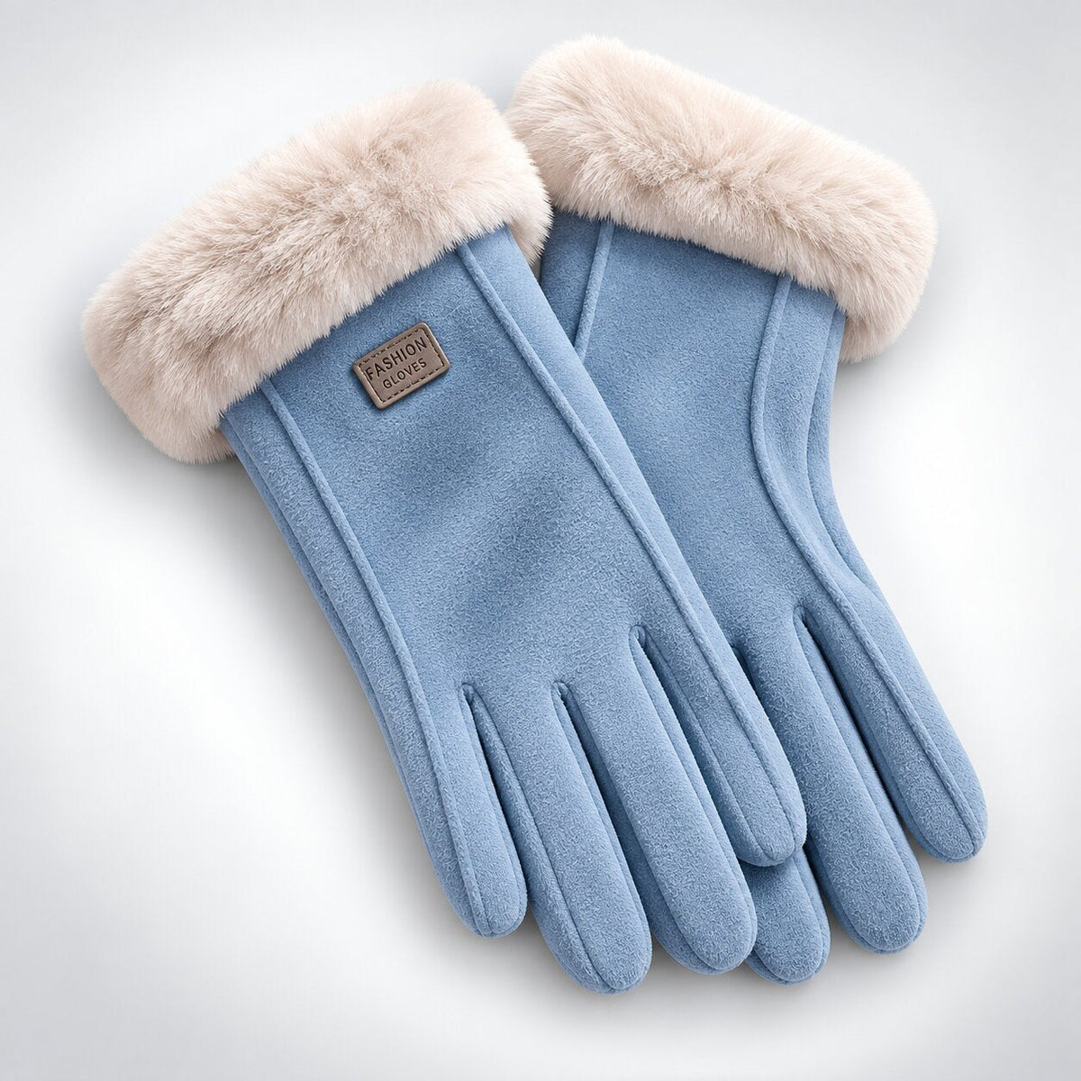 Luvas de inverno em pele de borrego KuschelHand para mulher — Quentes, elegantes e ideais para o frio