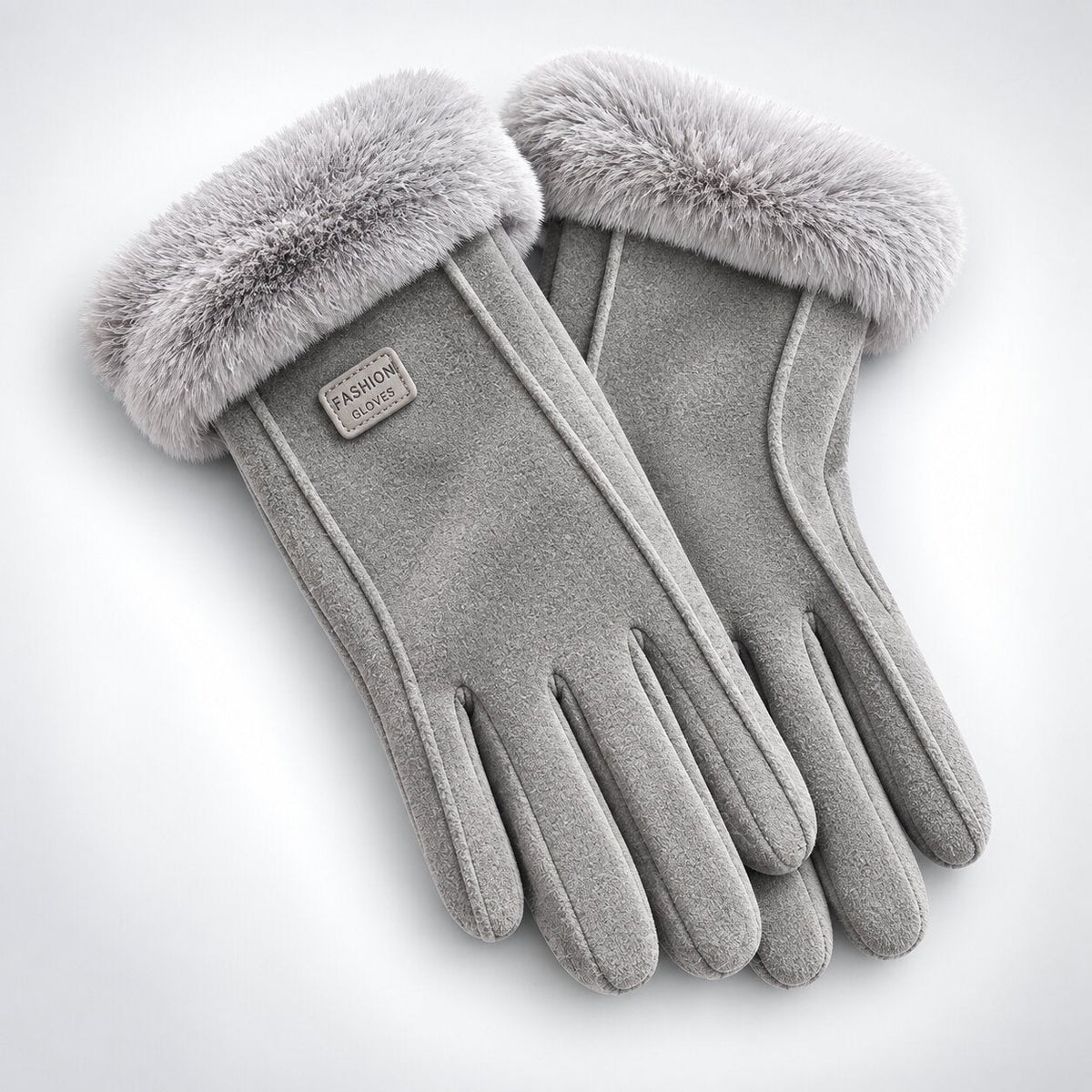 Luvas de inverno em pele de borrego KuschelHand para mulher — Quentes, elegantes e ideais para o frio