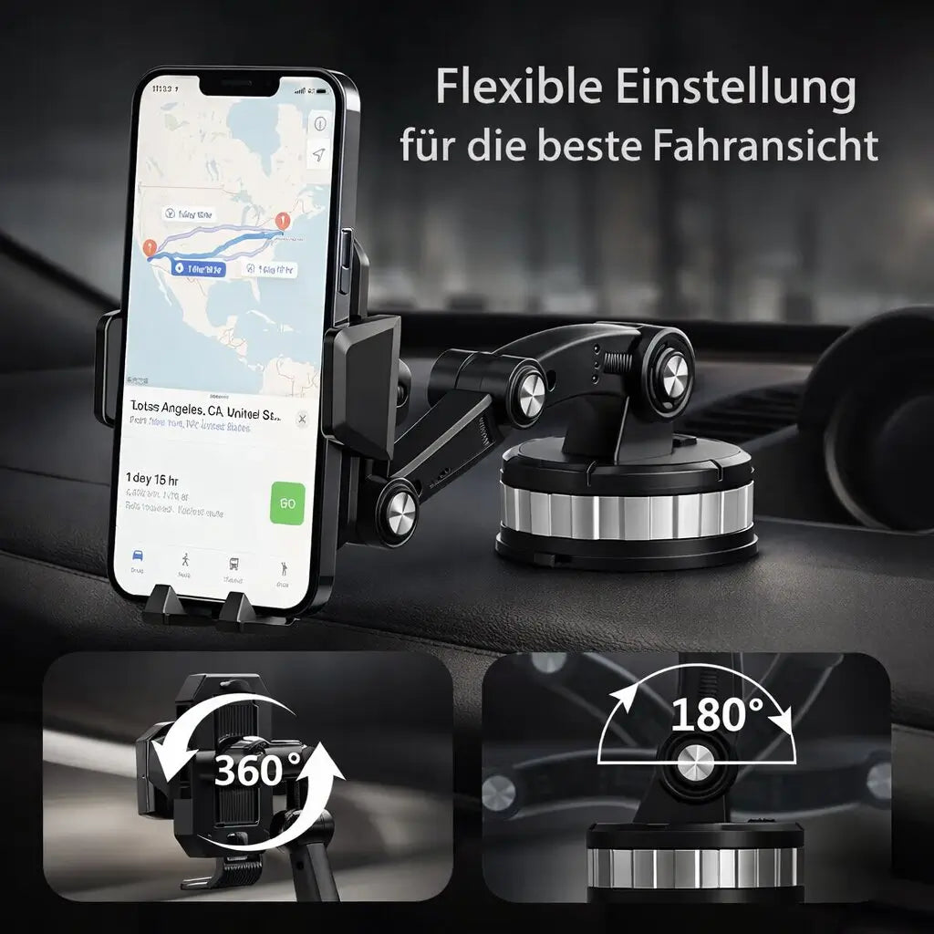 حامل هاتف السيارة الآمن LuxGrip — حامل هاتف ذكي للاستخدام دون الإمساك به