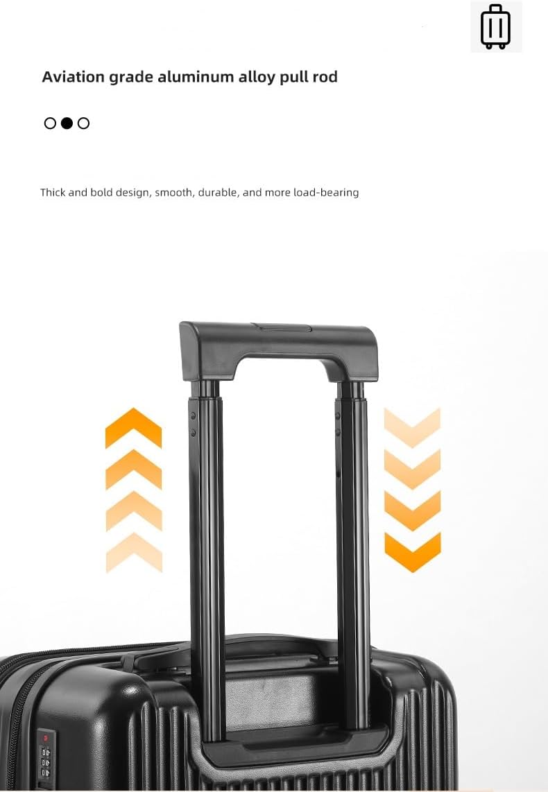 Equipaje de mano con portabebidas, USB y cerradura TSA | Ka-mostore