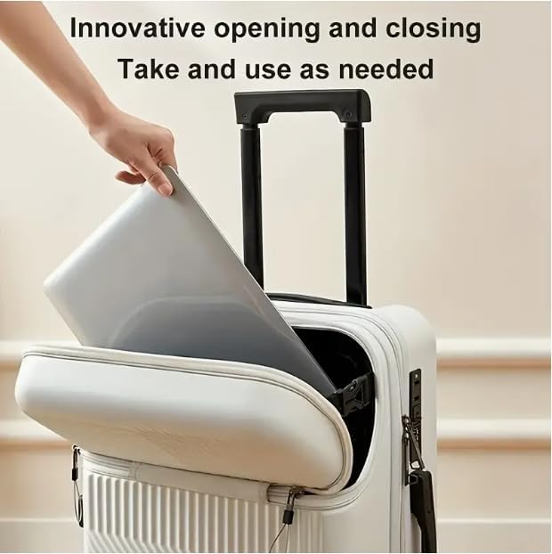 Equipaje de mano con portabebidas, USB y cerradura TSA | Ka-mostore