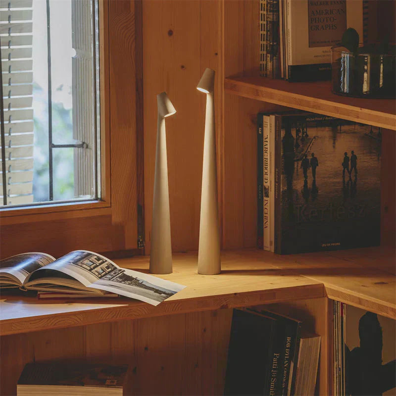 Nordic Minimalist Cordless Desk Lamp For Comfortable Reading And Ambient Glow In Any Space