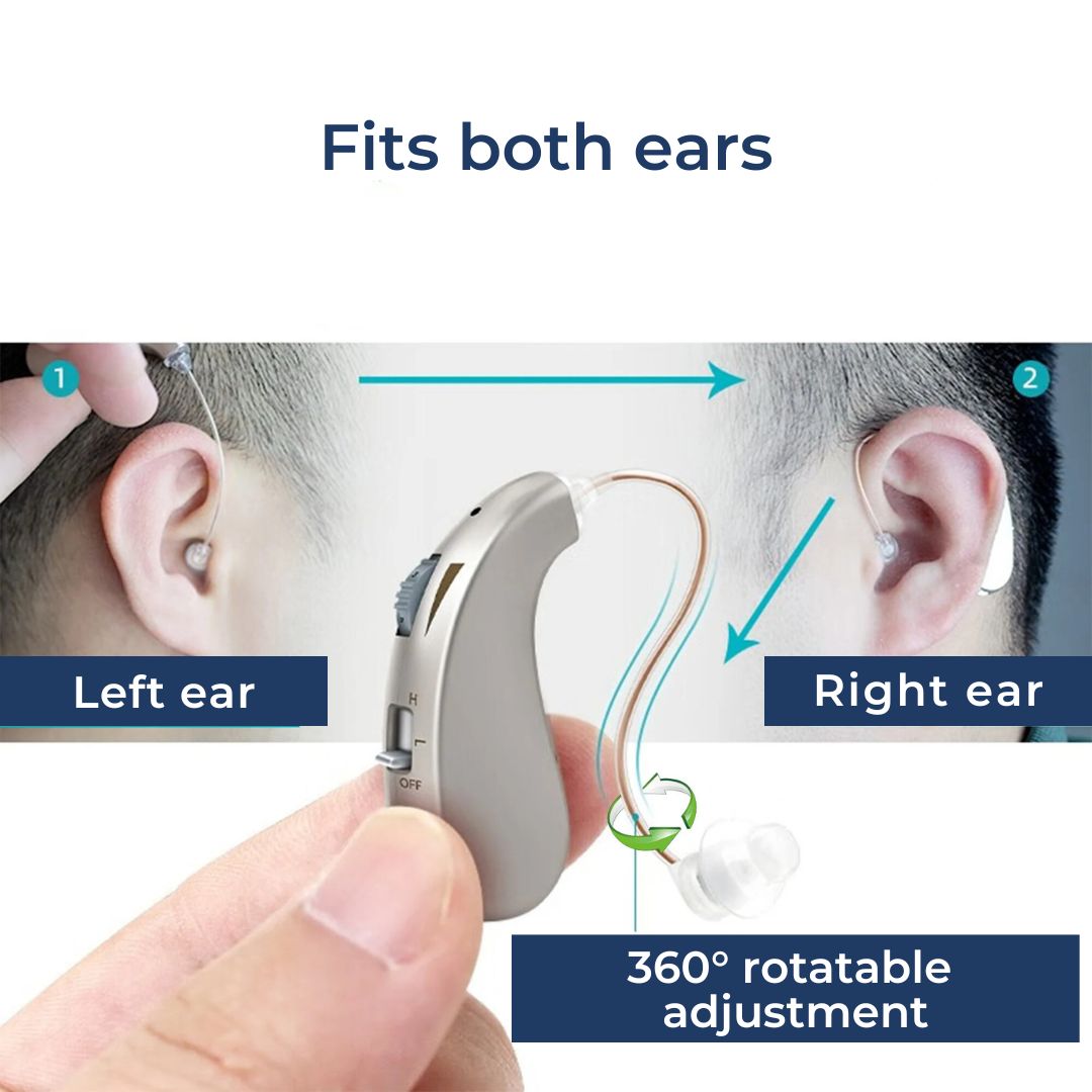 HearingPlus Dobíjecí digitální naslouchátko | pro jasné zesílení zvuku - pohodlné - přizpůsobené pro každodenní použití Niki | Ka-mostore