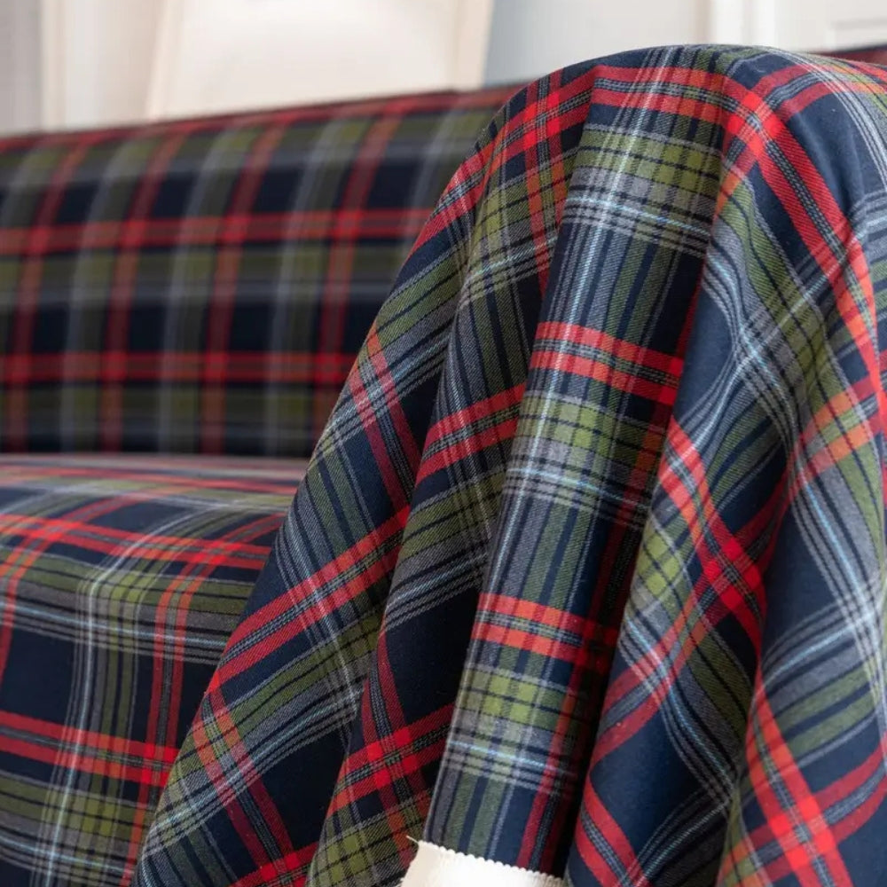 Cottage Plaid Sofa Throw | Ka-mostore