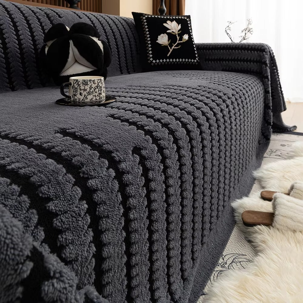 Tufted Sofa Cover - Soft Plush Comfort | Ka-mostore