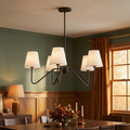 LumaSilk Modern Silk Chandelier Light For Bedroom And Living Room Decor And Elegance
