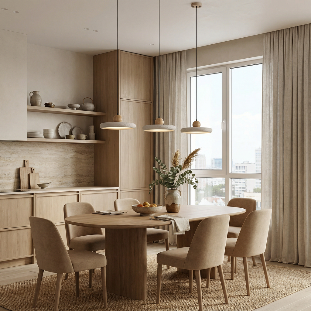 NovaCrest Adjustable Pendant Kitchen Light Fixture For Modern Dining Rooms And Home Spaces